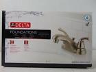 B2515lf-ssppu-eco Delta Foundations Center Set Bathroom Handle Faucet Brushed