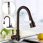 Ba6987 Goplus Spray Kitchen Sink Faucet Swivel Spout Dispenser Baked Dark
