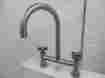 Ba72x-stn Ba72x Modern Architectural Rohl Bridge Bathroom Or Kitchen Faucet Satin Nickel