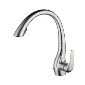 Bl1749n Beelee 14 Inch Professional Single Lever Brushed Nickel Pull Out Sprayer Kitchen