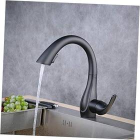 Blss1749b Bela Kitchen Sink Faucets With 360 Rotation Pull Out Swivel 10.75 Inch Black