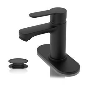 Us-ml660-bf Belz Bathroom Faucet Single Handle Matte Black Sink For 1