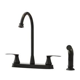 Besdor 750388224351 Kitchen Faucet With Side Sprayer 2 Handle Sink 3 Or 4 Hole F