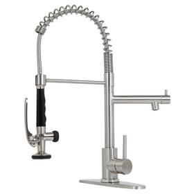 Kf17 Besdor Kitchen Faucet With Pull Down Sprayer Commercial Sink Po