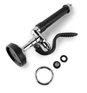 Bestjeef 750904955646 Pre Rinse Sprayer Commercial Sink Faucet Spray Valve Black