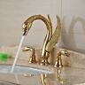 B5052119 Bf0710 Votamuta Swan Shape Widespread Holes Bathroom Sink Faucet 601308715858