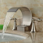 B5042110 Bf0721 Votamuta Widespread Waterfall Bathroom Sink Faucet Dual Handles 642033153492