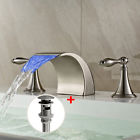 Bf0846 Votamuta Led Bathroom Sink Faucets Waterfall Mixer Tap 601308730080