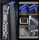 Bf1252 Votamuta Led Stainless Steel Rain Waterfall Shower Panel 710185490724