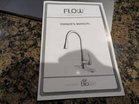 Bio Bidet 865411000144 New Flow Touchless Kitchen Faucet With Pull Down Sprayer Chrome Nib