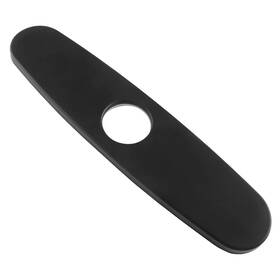 Ty220622-301 Bivethoi Sink Faucet Cover Plate 10inch Deck Matte Black Escutcheon Stainless