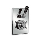Bl8706 Lefroy Brooks Bl Classic Concealed Thermostatic Valve Black Chrome