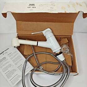 157-075 Blanco Elan White Pull Out Kitchen Faucet