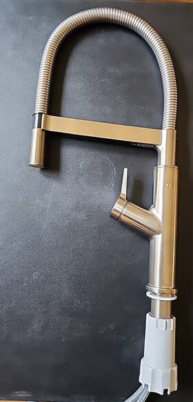 401991 Blanco Solenta 8 1/8 Inch Single Handle Kitchen Faucet Stainless Steel