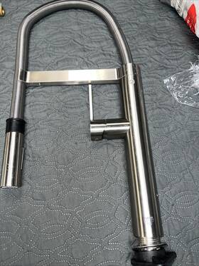 441625 Blanco Culina Mini Semi-pro Pull-down Sprayer Kitchen Faucet Satin Nickel