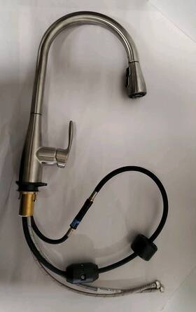 442206 Blanco Atura 2.2 Gpm Single Hole Pull Down Kitchen Faucet Brushed Nickle