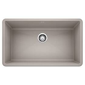 442740 Blanco Super Single Undermount Kitchen Sink 32 Inch X 19 In Concrete Gray -