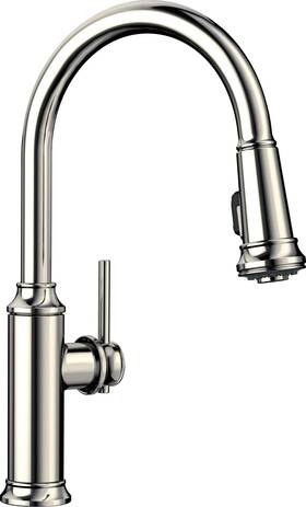 442501 Blanco 442980 Empressa 1.5 Gpm 1 Hole Pull Down Kitchen Faucet - Chrome
