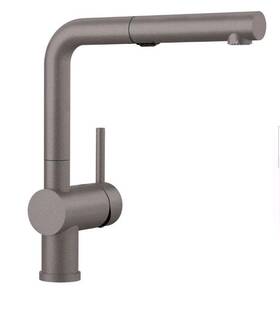 526370 Blanco Linus 1.5-gpm Low Arc Pull-out Dual Spray Kitchen Faucet Metallic Gray