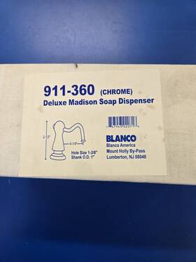 911-360 Blanco - Madison Soap Dispenser Chrome