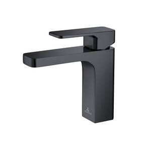 Blossom Kitchen And Bath 842708111141 Solid Brass Lead-free Single-handle High Arc Bathroom Faucet Matte Black