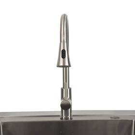 Ab100 Blue Sky Outdoor Living 445031112132 Kitchen Faucet 10 Inch Ss Pull-down Sprayer Hot Cold Lines Certified