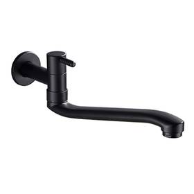 15919438280655 Bnytxv Wallmounted Black Cold Water Faucet Washing Machine Mop Pool Garden Taps 31cm