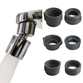 Boarne 768771543675 Rotating Faucet Aerator Extender Nozzle Adapters Universal Splash Fil
