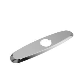 Bocchi 191500021111 Traditional Kitchen Oval Chrome Faucet Deck Plate