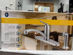 6486245 Boston Harbor Kitchen Faucet With Pop Up Chrome Finish