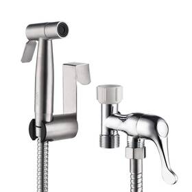 Bmp433nc Boyel Living Single-handle Bidet Faucet With Sprayer Holder Solid Brass T-valve