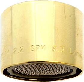 0067 Brasscraft Sf Faucet Aerator Brass 3/4 Inch 27 Female 2.0 Gpm