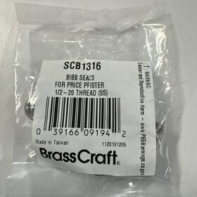 Scbb1316 Brasscraft Stainless 1/2 Inch X 20 Thread Faucet Bibb Seats For Pfister 10 Pcs