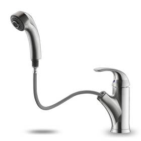 Kf-102b Bravebar Kitchen Faucet With Sprayer Brushed Nickel Sink Pull Out