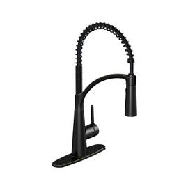 Fp4f0005orb Brenner Commercial Style Single-handle Pull-down Sprayer Kitchen Faucet In Oil