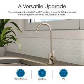 Acfc705m273bn Brio Modern Series Water Faucet- Brushed Nickel