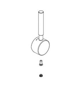 Drp92380ss Brizo 034449860475 New Solna Lever Handle Set Screw Button Stainless Steel