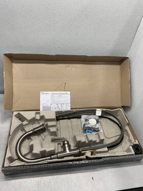 Steel-63974lf-sl Brizo 034449874793 Rook Single Handle Kitchen Faucet Brilliance Luxe