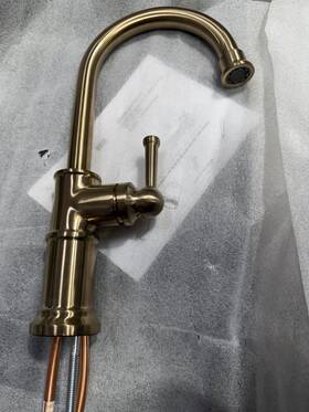 61025lf-gl Brizo New Open Box Artesso Luxe Gold Single Handle Bar Faucet