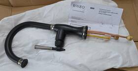 61058lf-blbnx Brizo 1.8 Gpm Bar Faucet Matte Black W Onyx