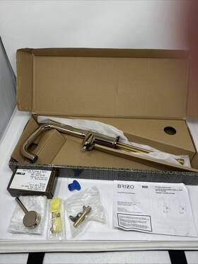 61065lf-pglhp Brizo Odin 1.8 Gpm Single Hole Bar Faucet - Less Handle Luxegold