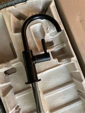 61320lf-h-bl Brizo - Odin 1.0 Gpm Single Hole Instant Hot Faucet In Matte Black