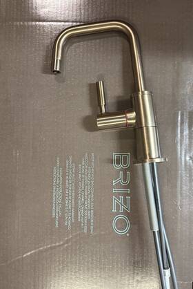 61365lf-h-gl Brizo Odin Instant Hot Water Dispenser Faucet Luxe Gold 1.0 Gpm Single Hole 61