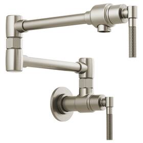 62843lf-ss Brizo Pot Filler With Knurled Handle Kit