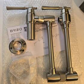 62858lf-sswall Brizo 62858lf Tulham Mount Pot Filler Faucet Brilliance Stainless