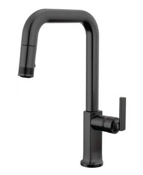 63007lf-bllhp Brizo Kintsu Single Hole Pull Down Kitchen Faucet Matte Black