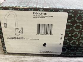63043lf-ss Brizo Litze Single Handle Arc Spout Pull Down Kitchen Faucet