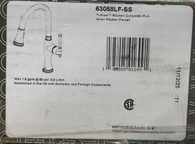 63058lf-ss Brizo Tulham Pull-down Kitchen Faucet - Brilliance Stainless Read
