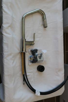 63074lf-pn Brizo 63064lf-pn Litze Single Handle Pull Down Kitchen Faucet Polished Nickel