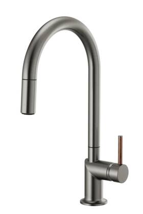 63075lf-sllhp Brizo Odin Kitchen Faucet Luxe Steel